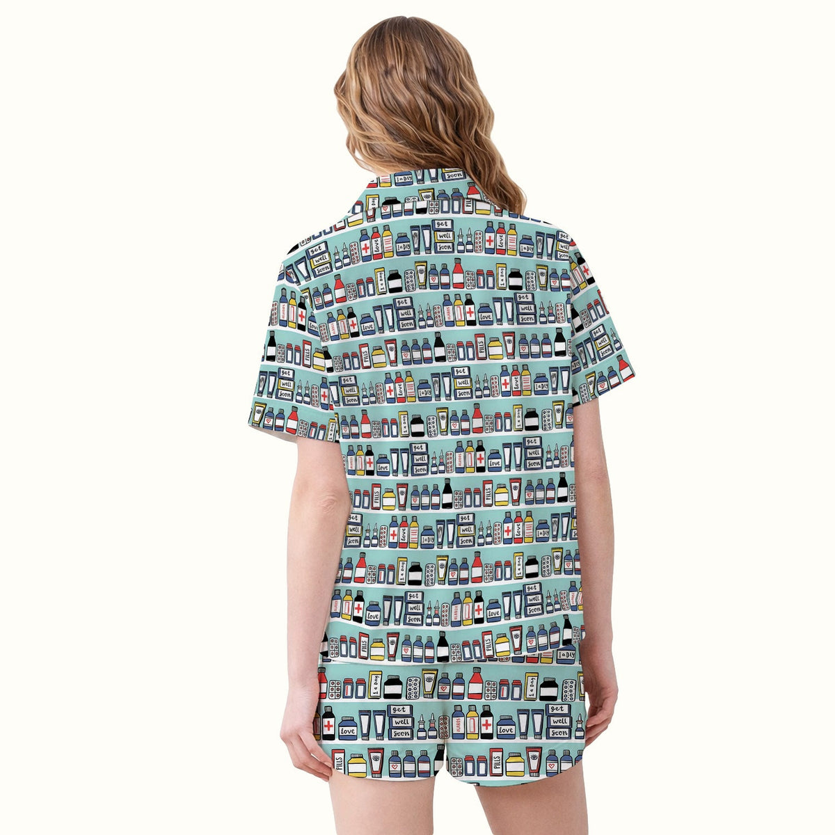 Medicine Bottle Pharmacy Pills Pajama Set