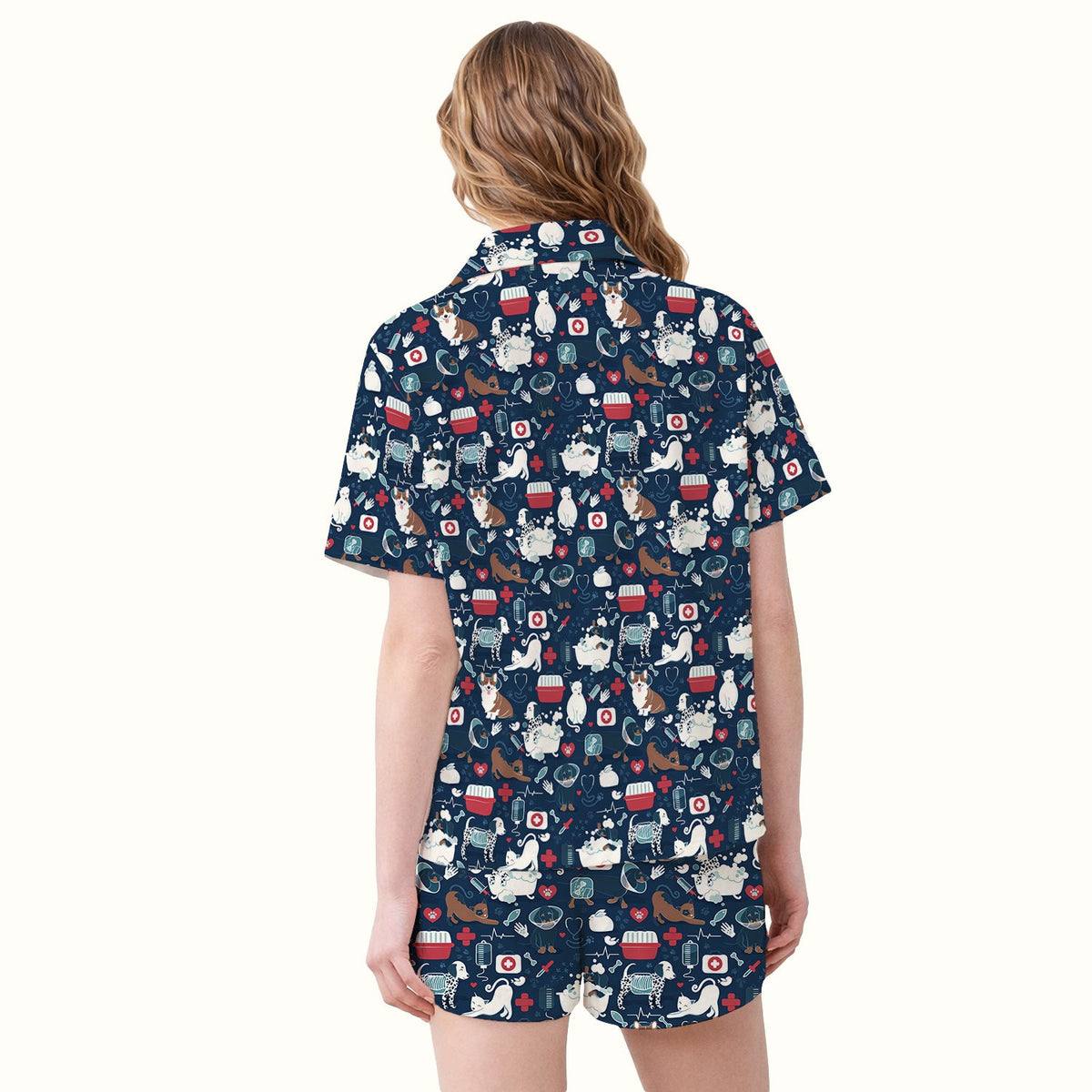 Dogs Veterinary Tools Nurse Pajama Set