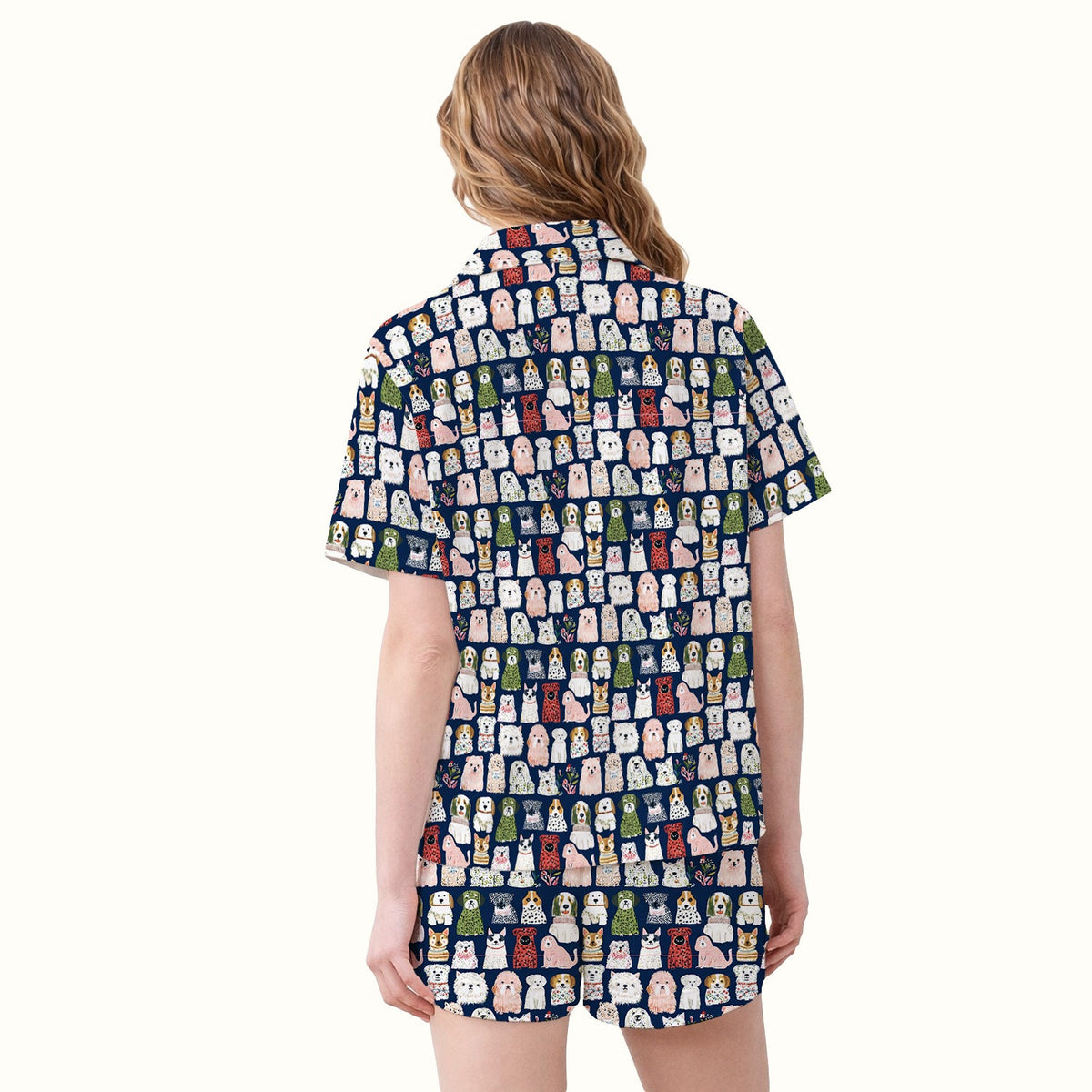 Dog Breeds Nurse Pajama Set