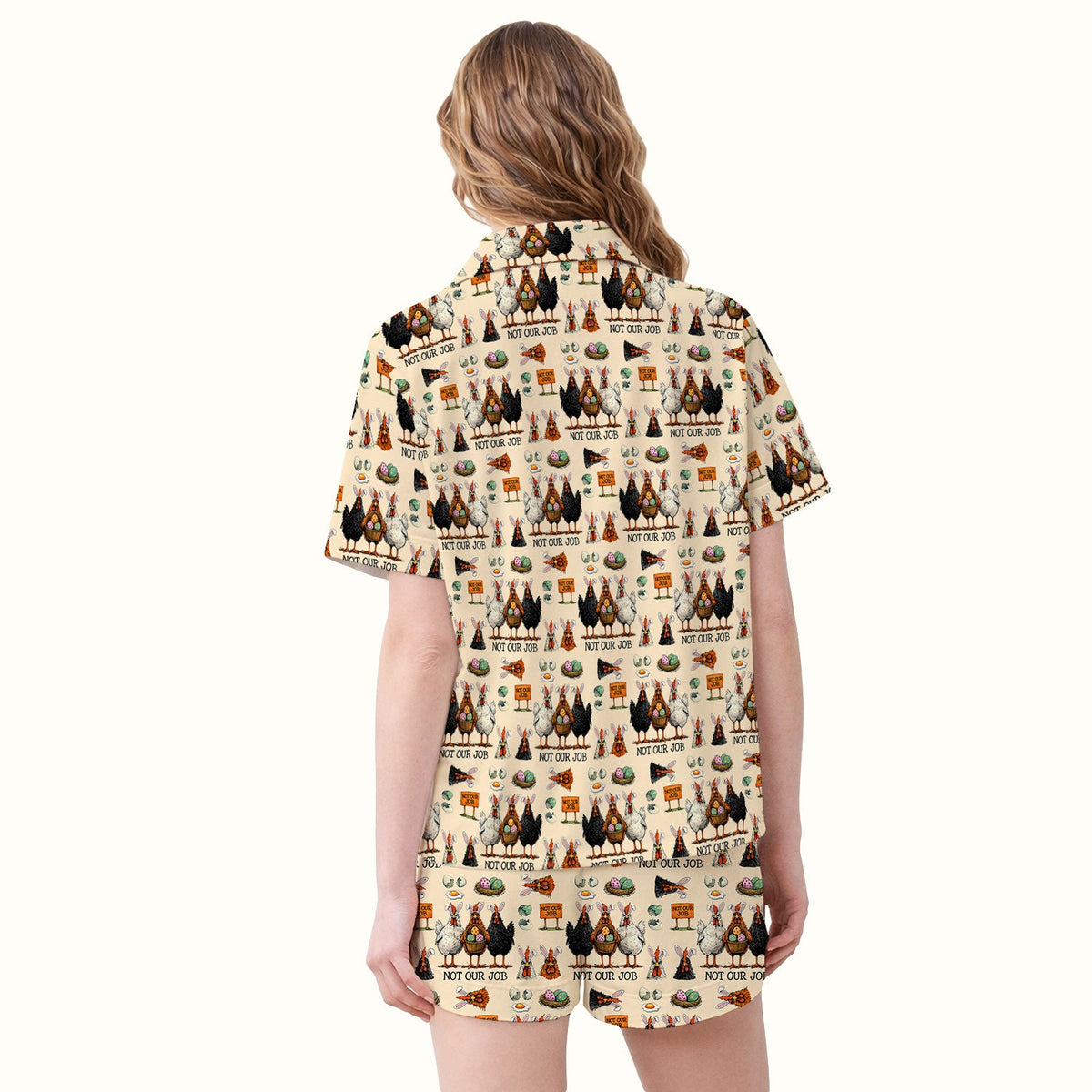 Chicken Humor Pajama Set - Easter Gift