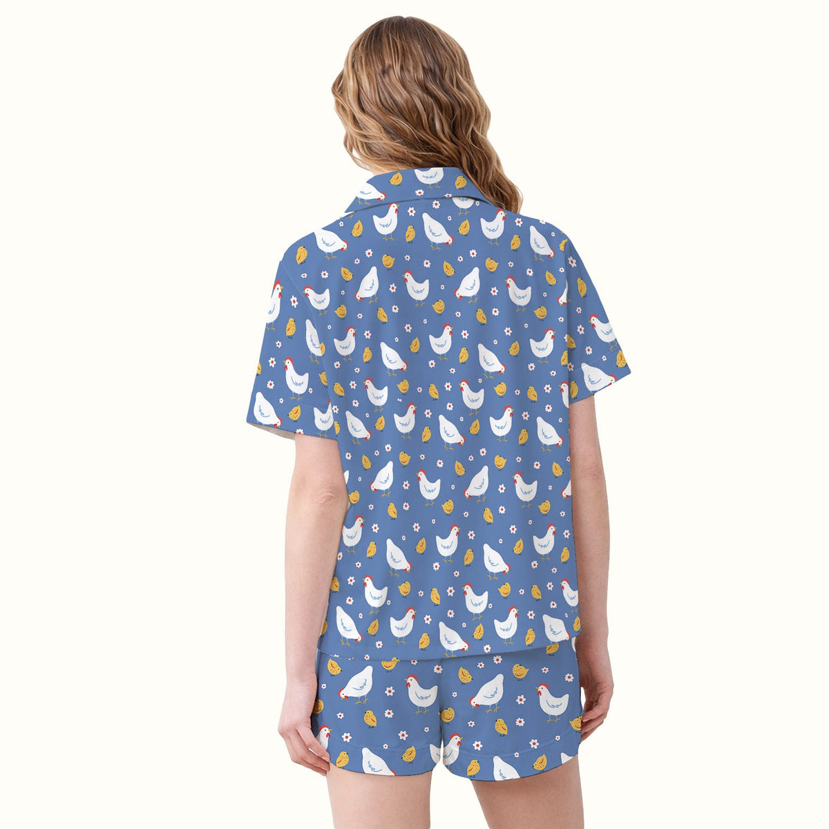 Chicken And Cute Chicks Pajama Set