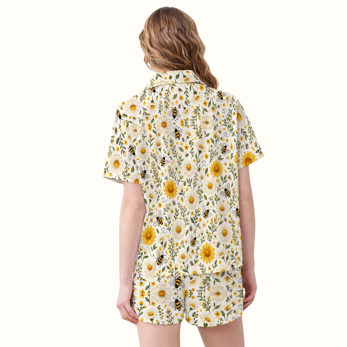 Honey Bee Daisy Pajama Set