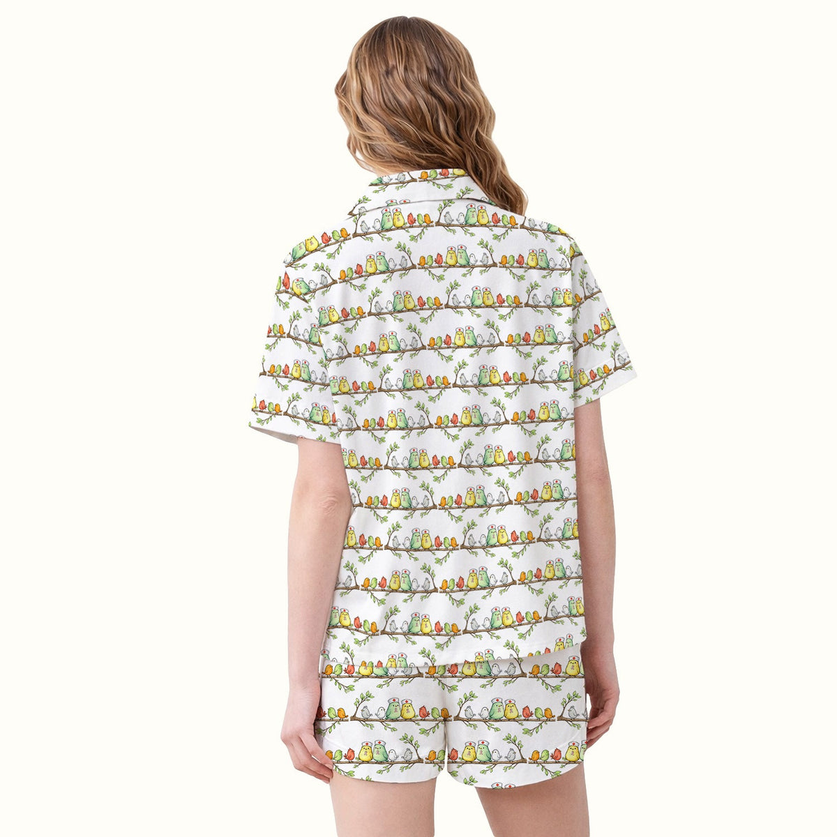 Birds On Branches Pajama Set