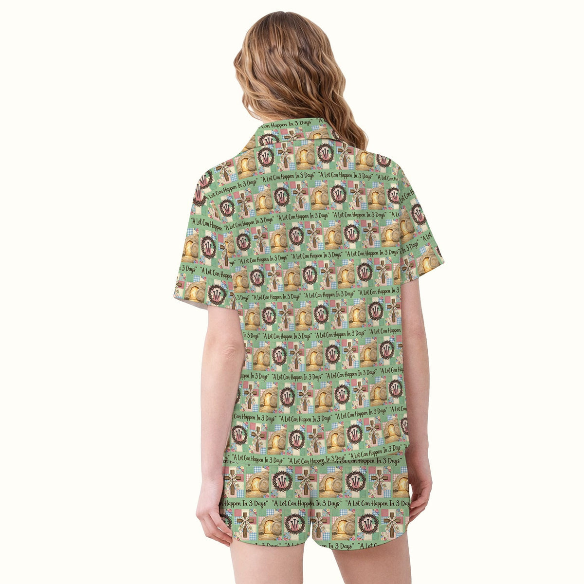 Christian Easter Cross Pajama Set