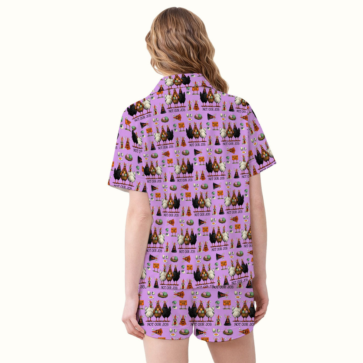 Chicken Humor Pajama Set - Easter Gift