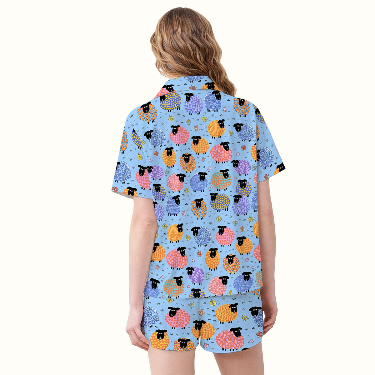 Colorful Sheep Pajama Set