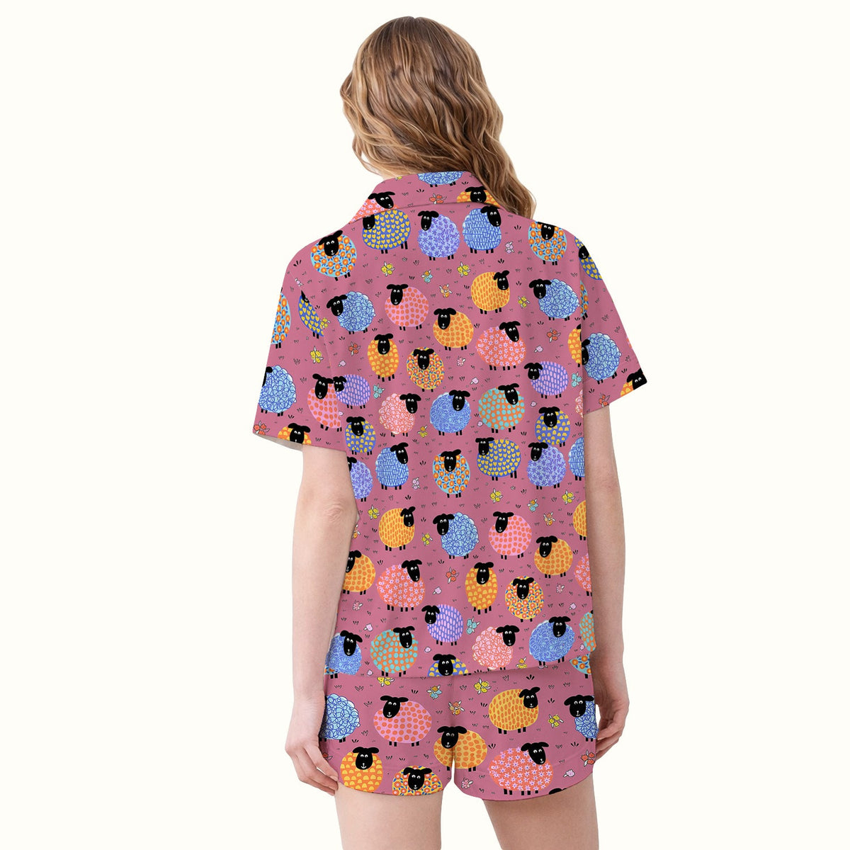Colorful Sheep Pajama Set