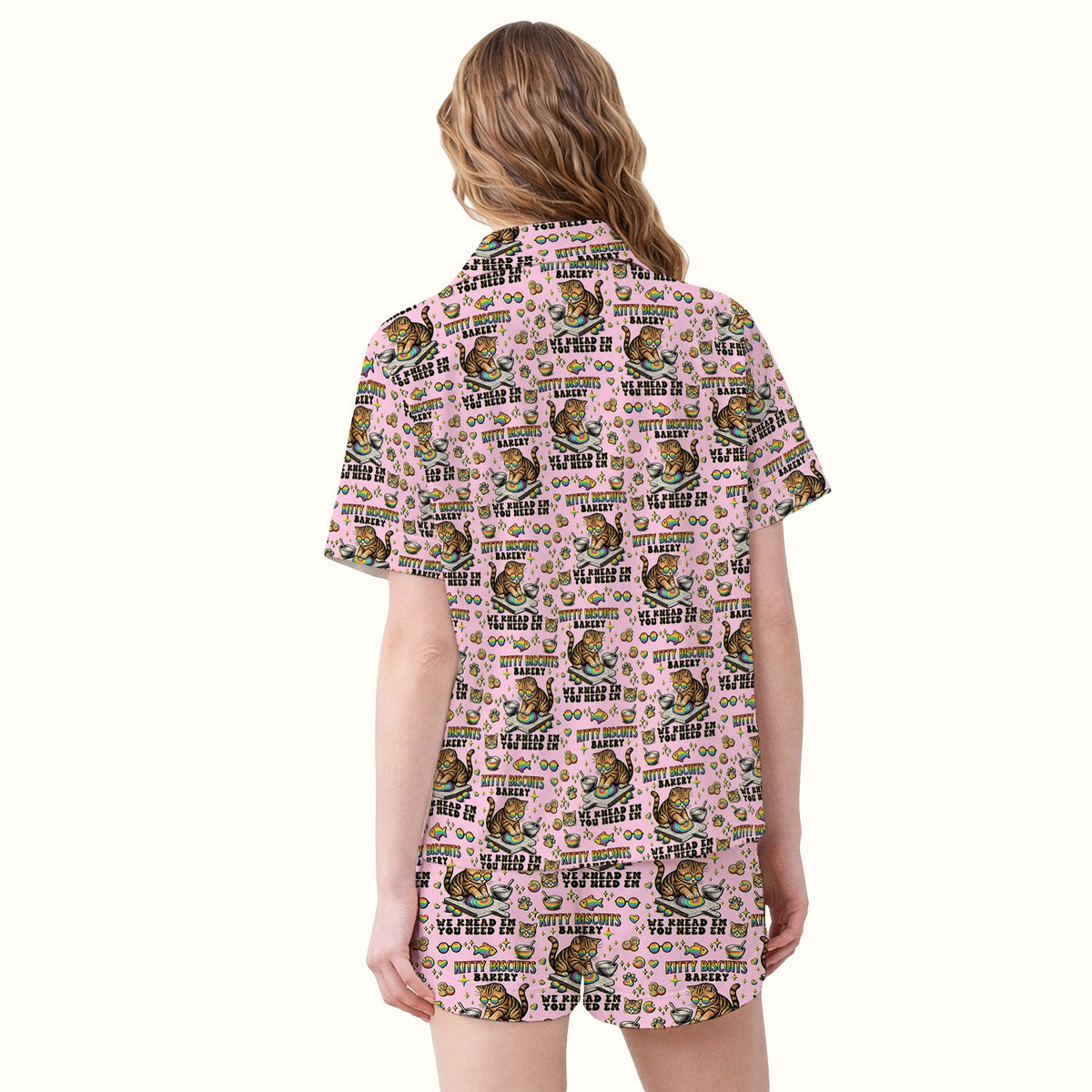 Pride Nurse Cat Baking Pajama Set