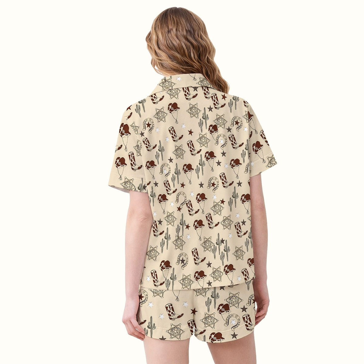 Cowboy Hats & Boots Pajama Set