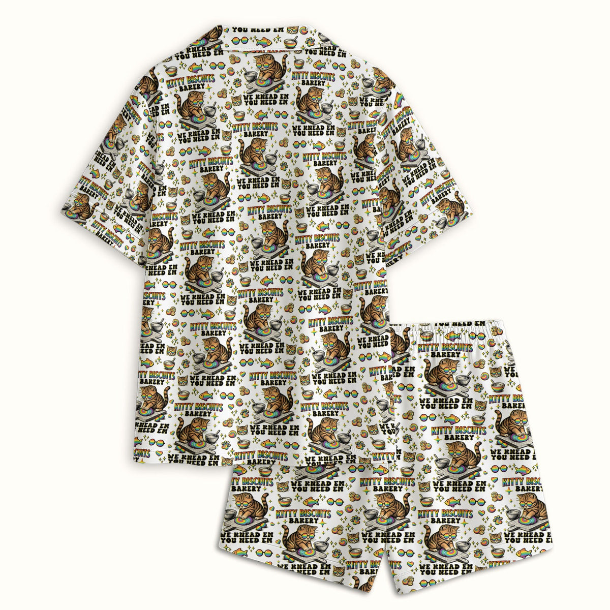 Pride Nurse Cat Baking Pajama Set
