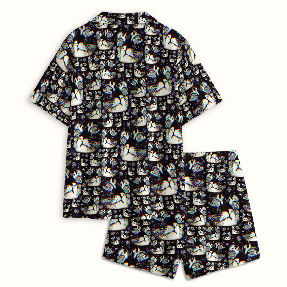 Cosmic Cat Eye Spiral Pajama Set