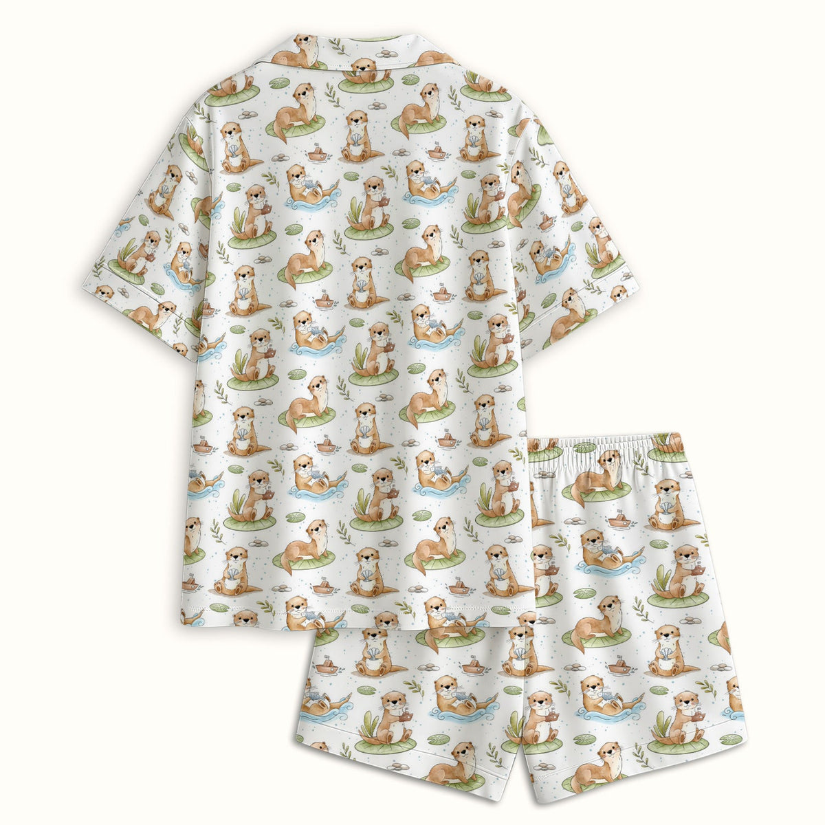 Otter Lily Pad Pajama Set