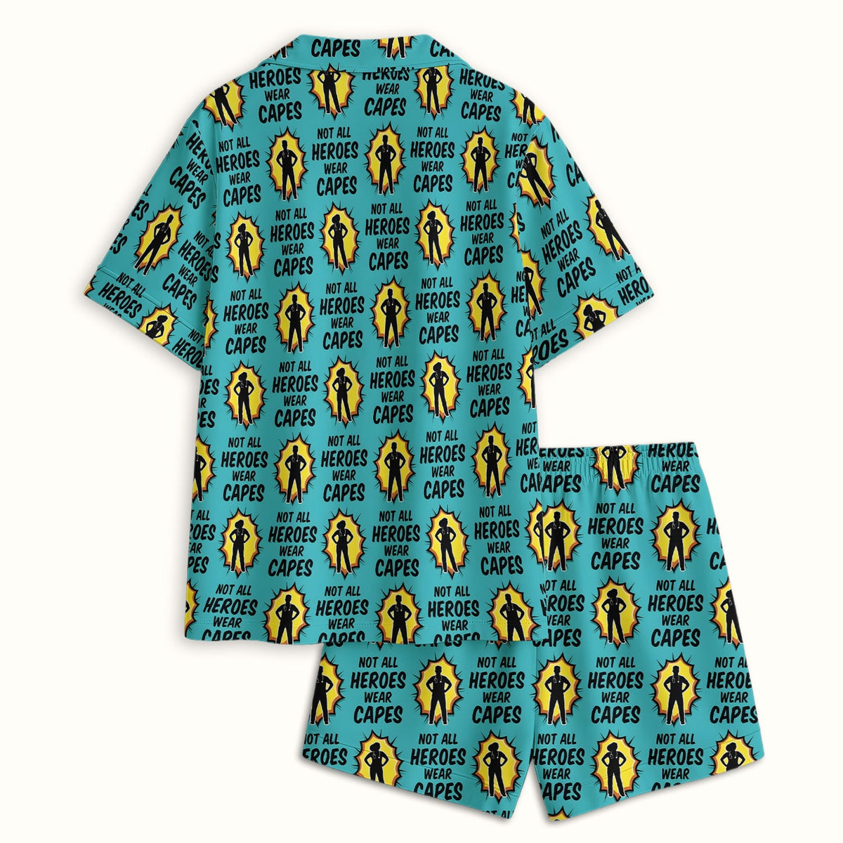 Not All Heroes Wear Capes Nurse Pajama Set