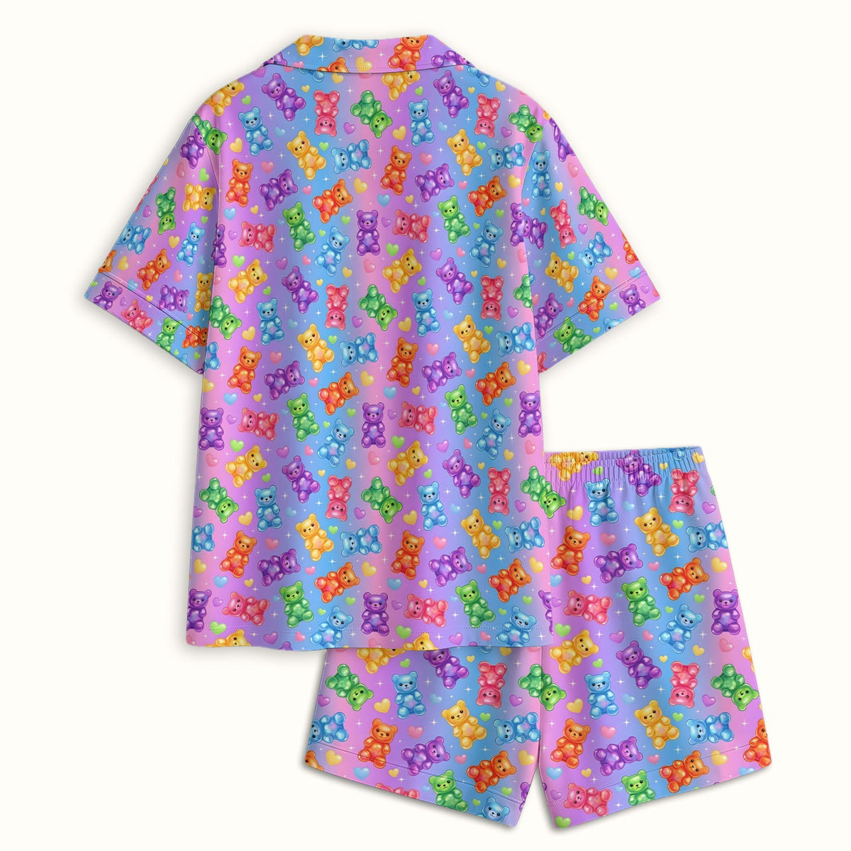 Colorful Gummy Bear Pajama Set