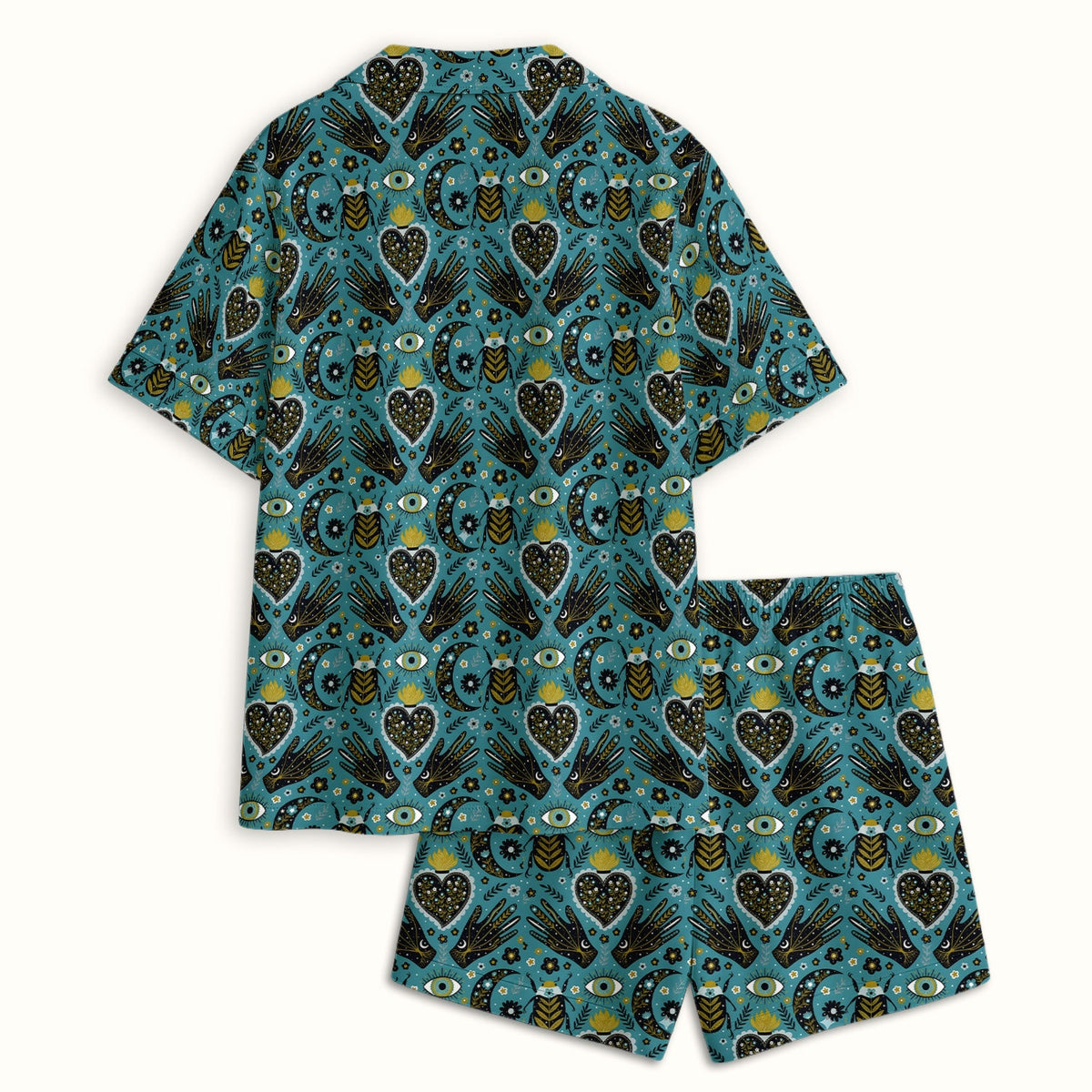 Mystic Celestial Heart Evil Eye Pajama Set