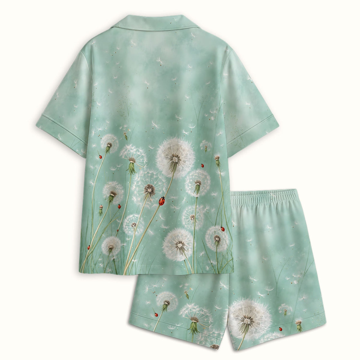 Dandelion Wishes Ladybug Nurse Pajama Set