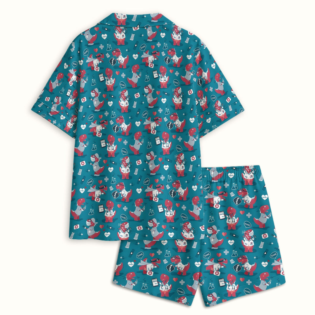 Dinosaur Doctor Nurse Pajama Set