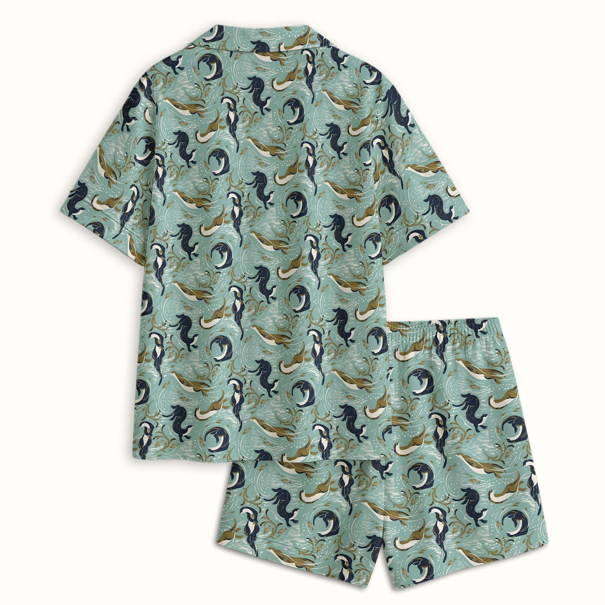 Sea Otter Wave Coastal Pajama Set