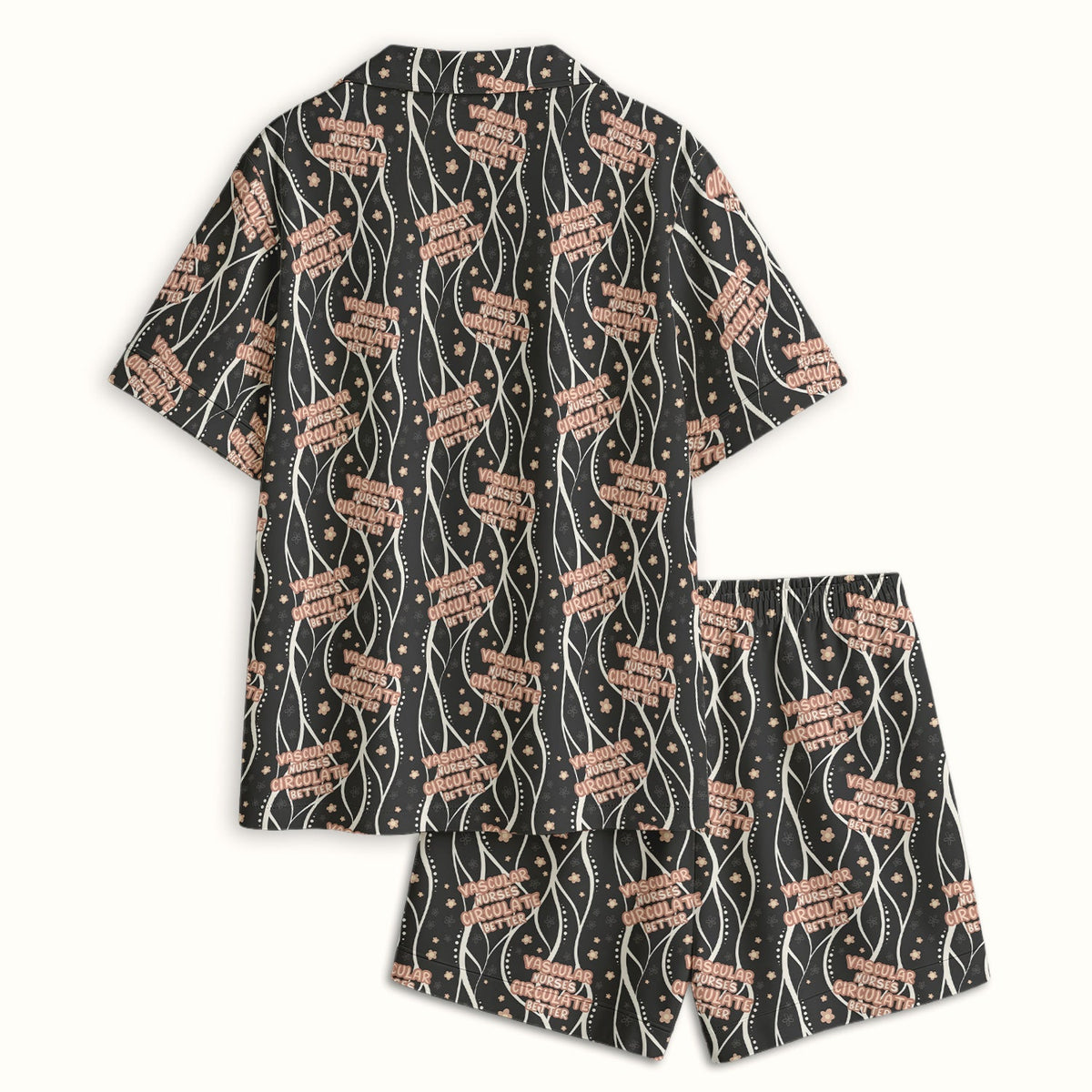 Vascular Nurse Circulation Awareness Pajama Set