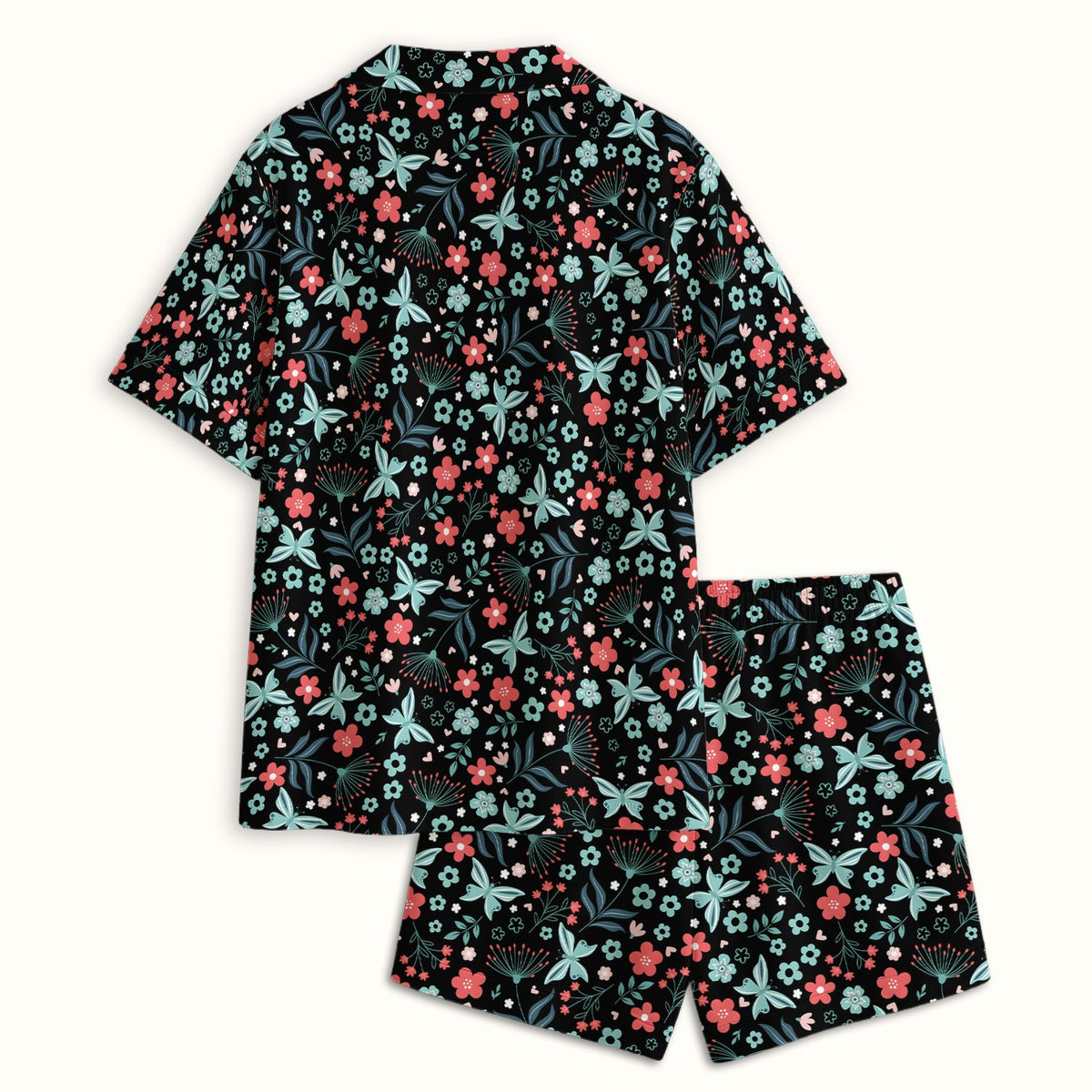Floral Butterfly Garden Pajama Set