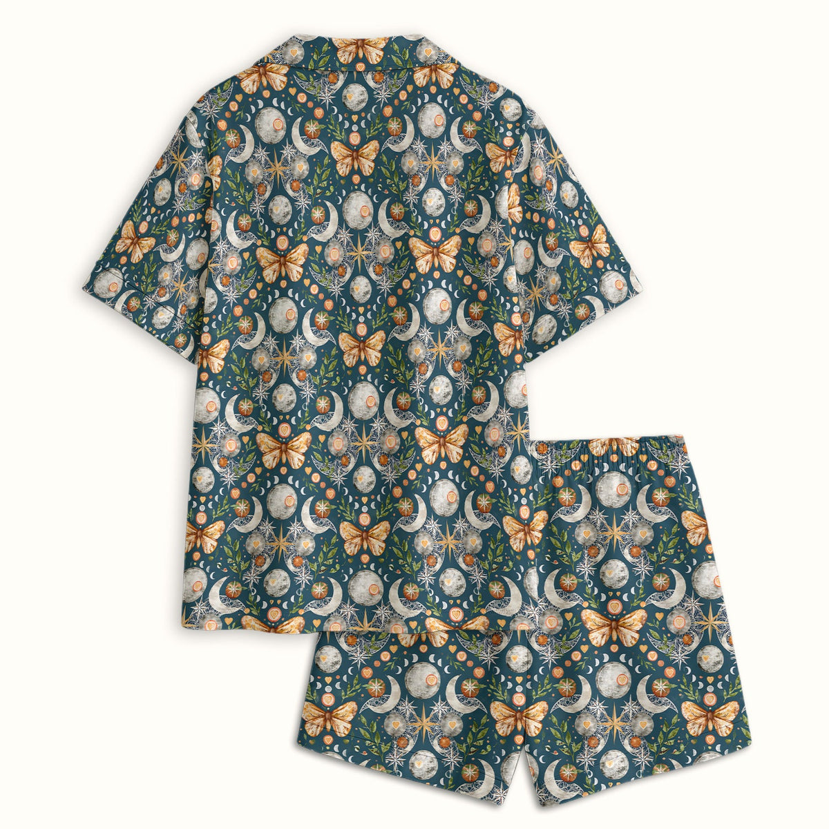 Celestial Butterfly Moonlight Nurse Pajama Set