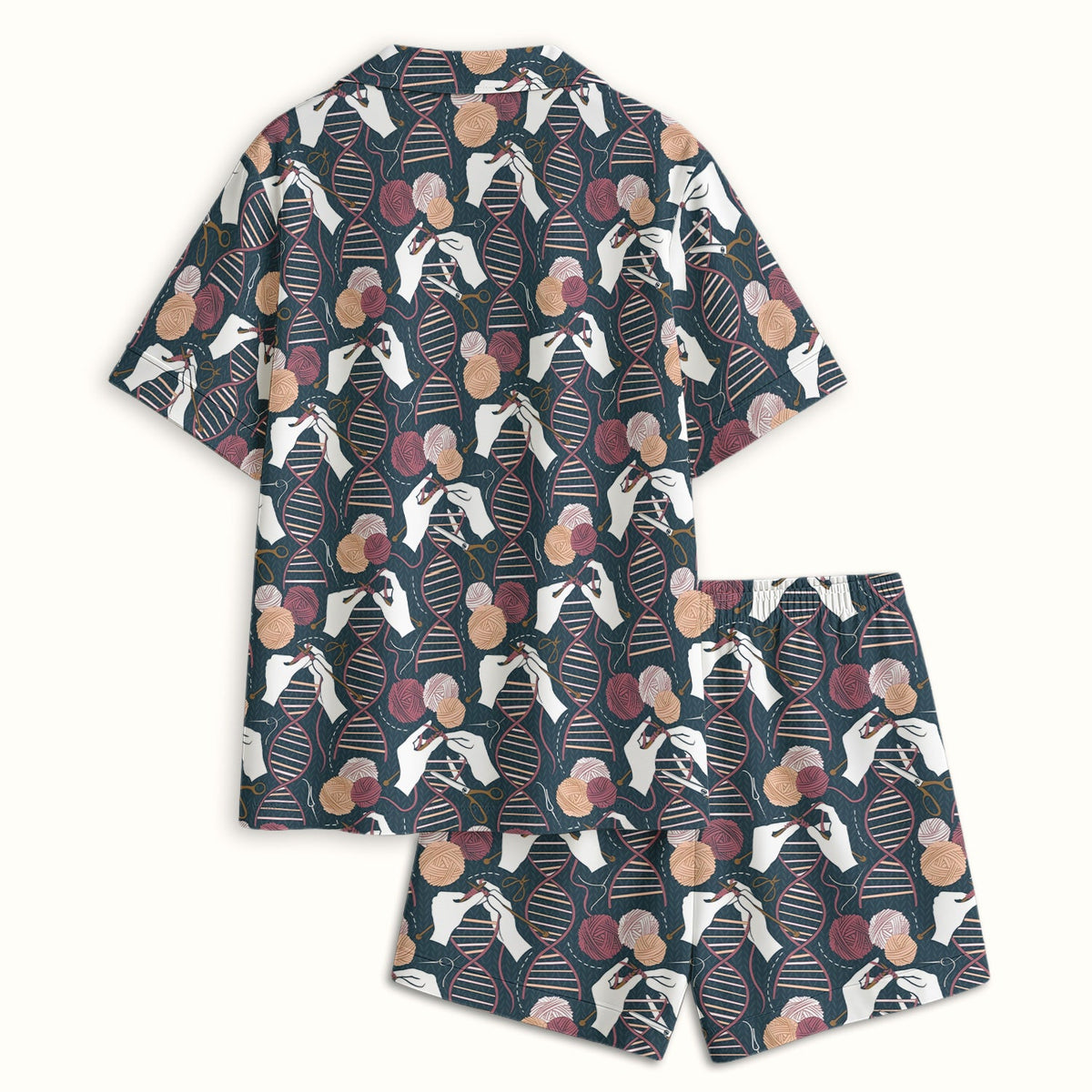 DNA Helix Yarn Nurse Pajama Set