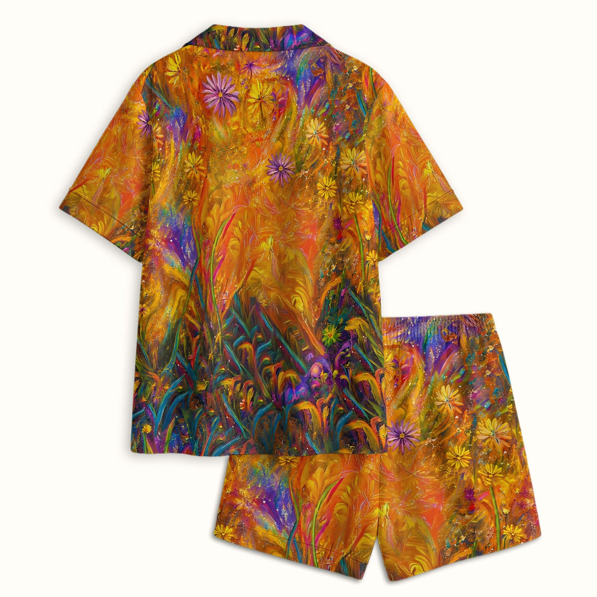 Whimsical Mouse Dandelion Nurse Pajama Set