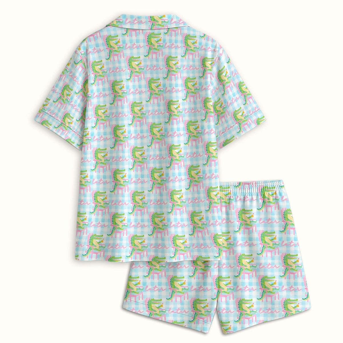 Lazy Crocodile Later Pajama Set
