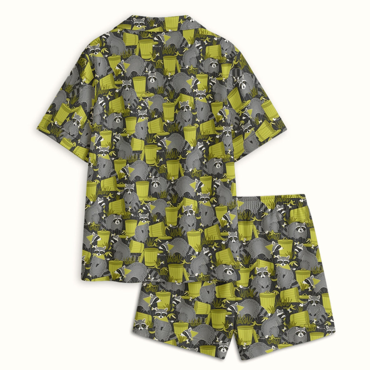 Raccoon Trash Panda Nurse Pajama Set