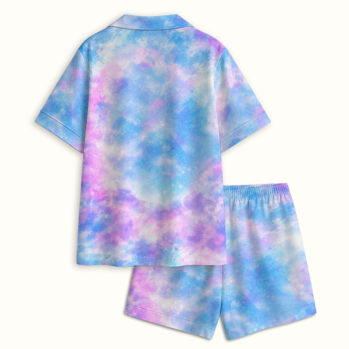 Pastel Galaxy Sea Turtle Bubble Nurse Pajama Set