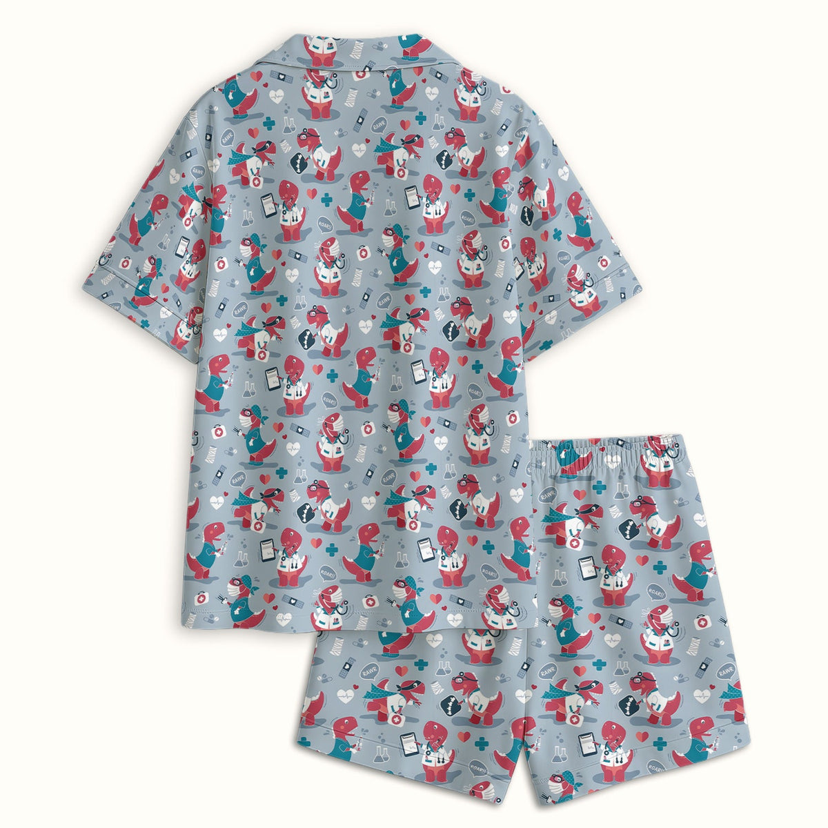 Dinosaur Doctor Nurse Pajama Set