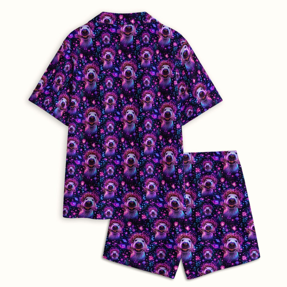 Galaxy Golden Retriever Pajama Set