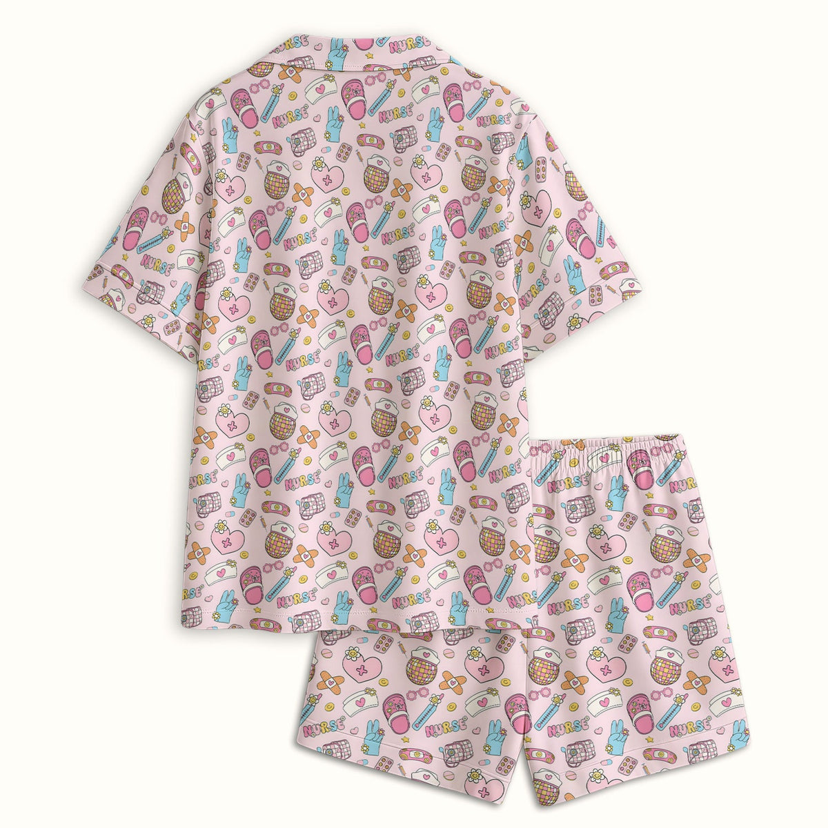 Pink Medical Tools Pajama Set