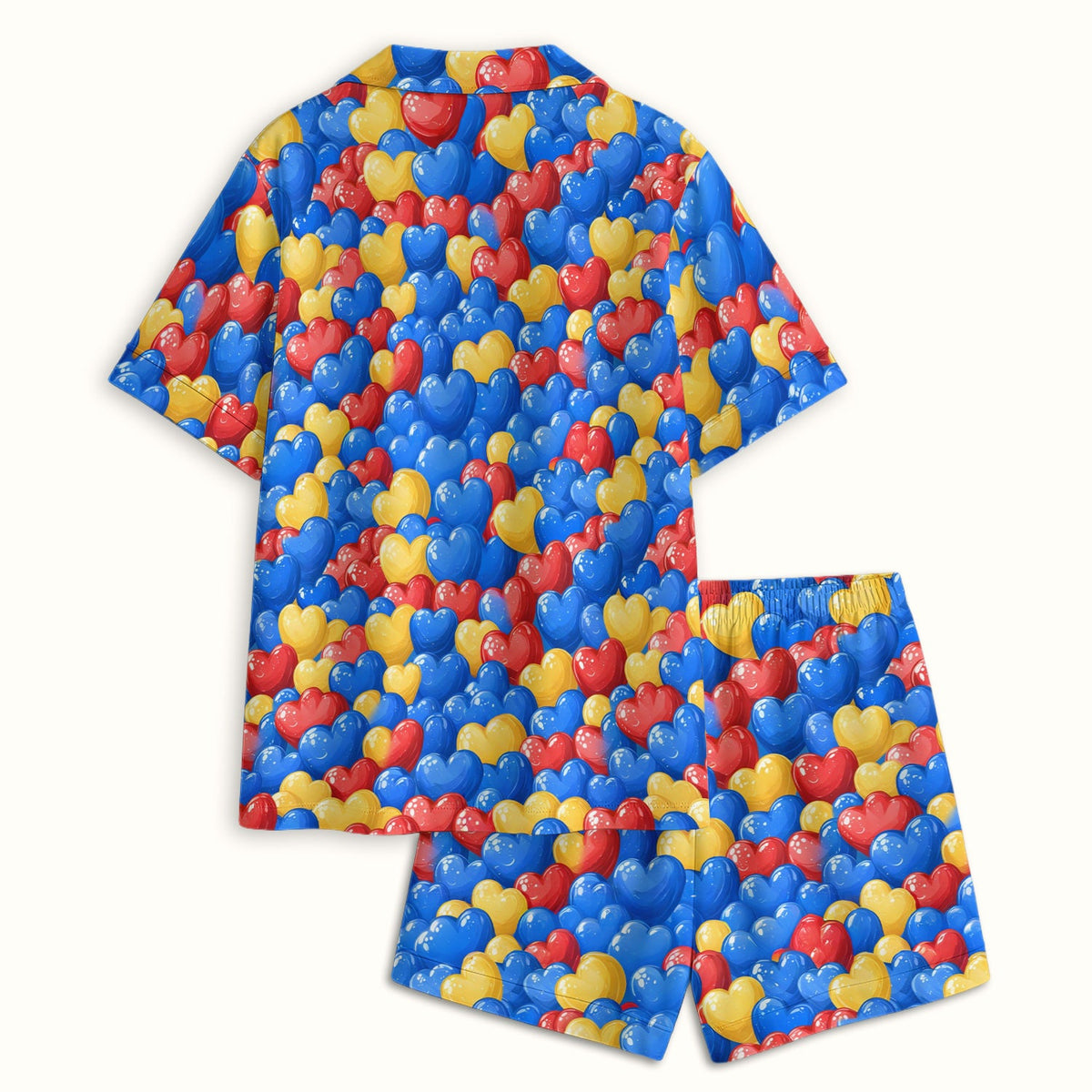 Colorful Autism Heart Pajama Set