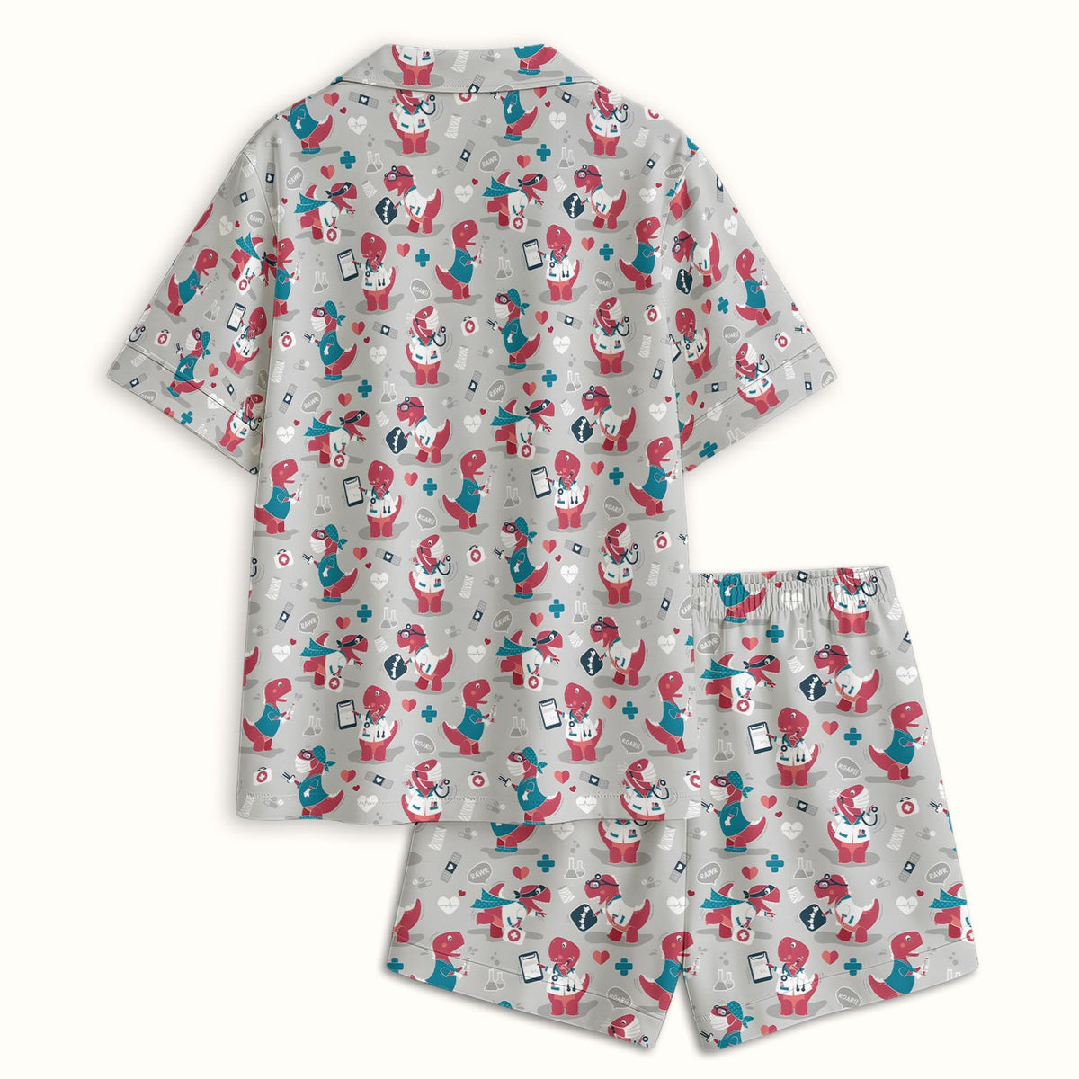 Dinosaur Doctor Nurse Pajama Set