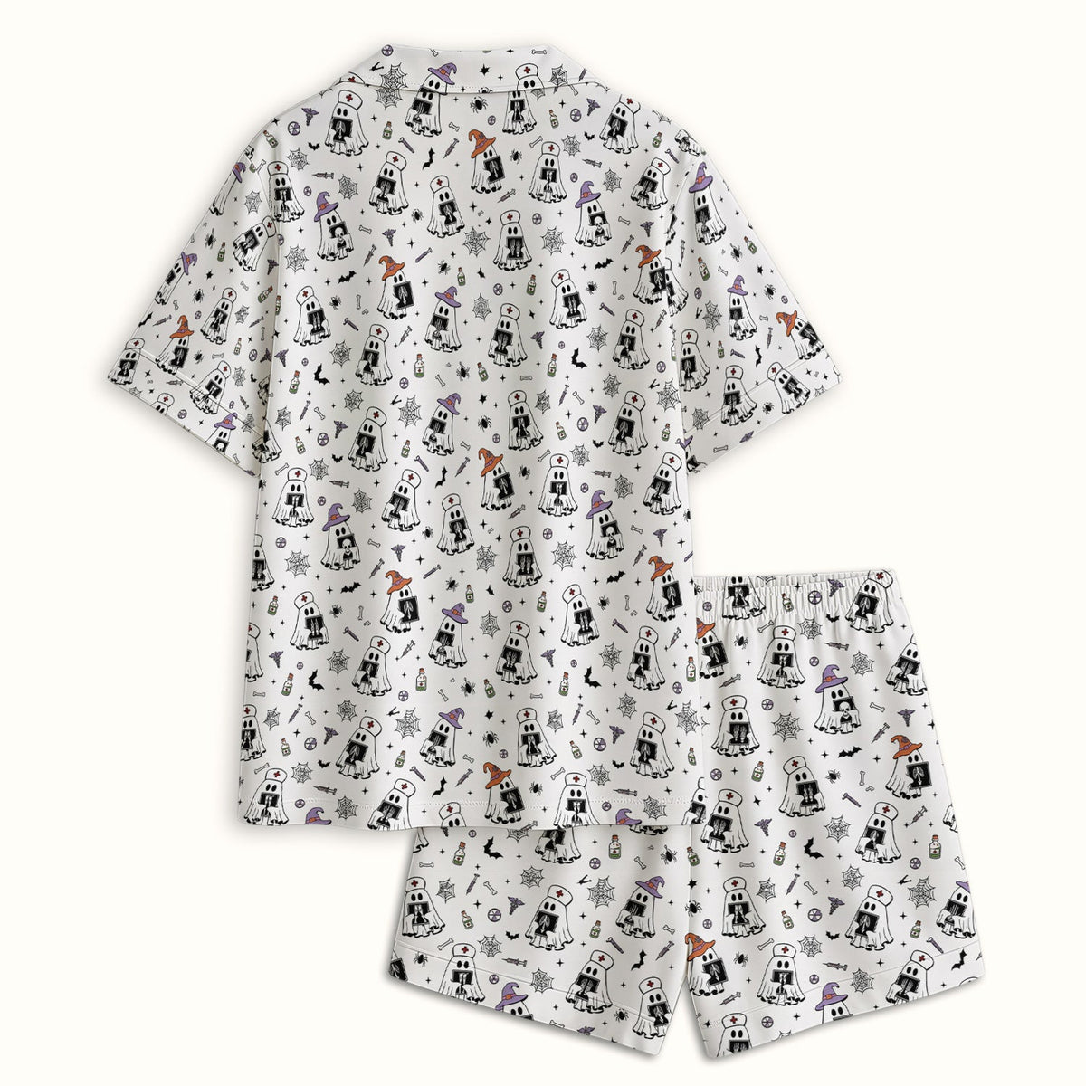 Ghost Nurses with X-Rays Pajama Set - Halloween Gift