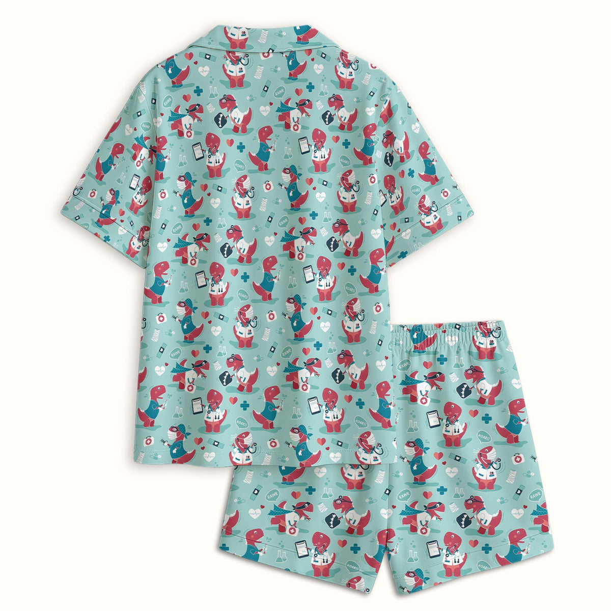 Dinosaur Doctor Nurse Pajama Set