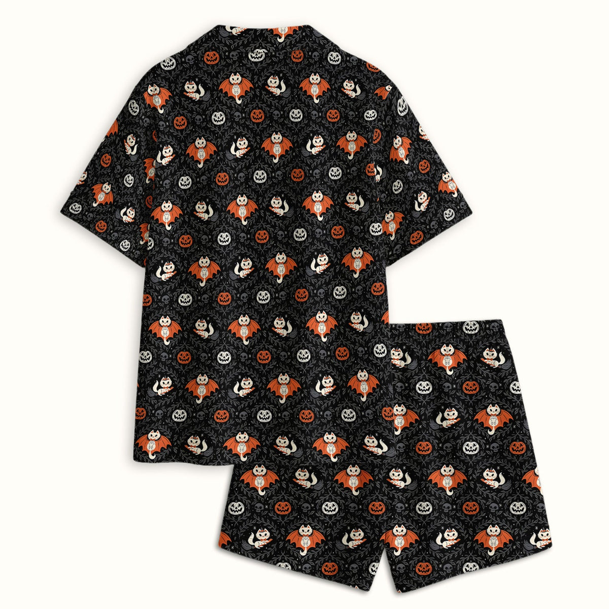 Halloween Vampire Cat Pajama Set