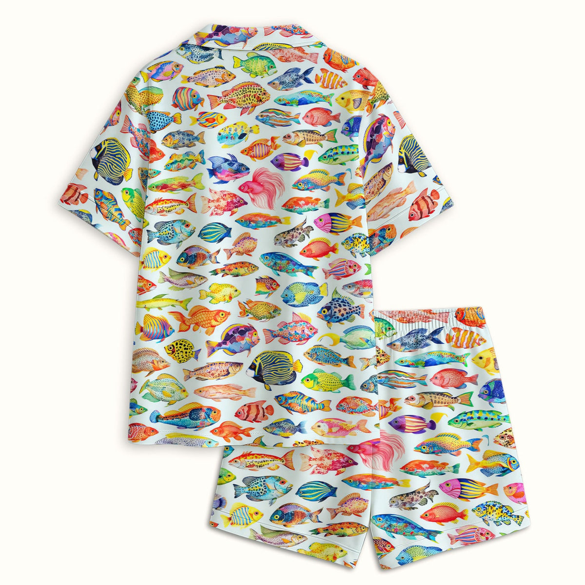 Colorful Tropical Fish Pajama Set