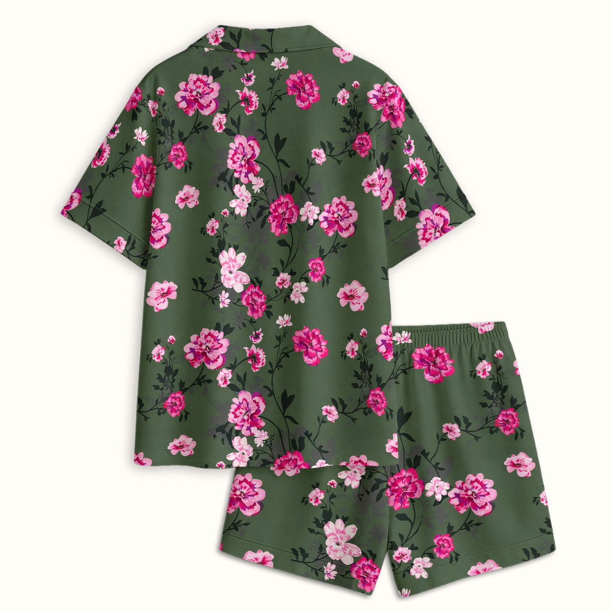 Pink Floral Blossom Pajama Set
