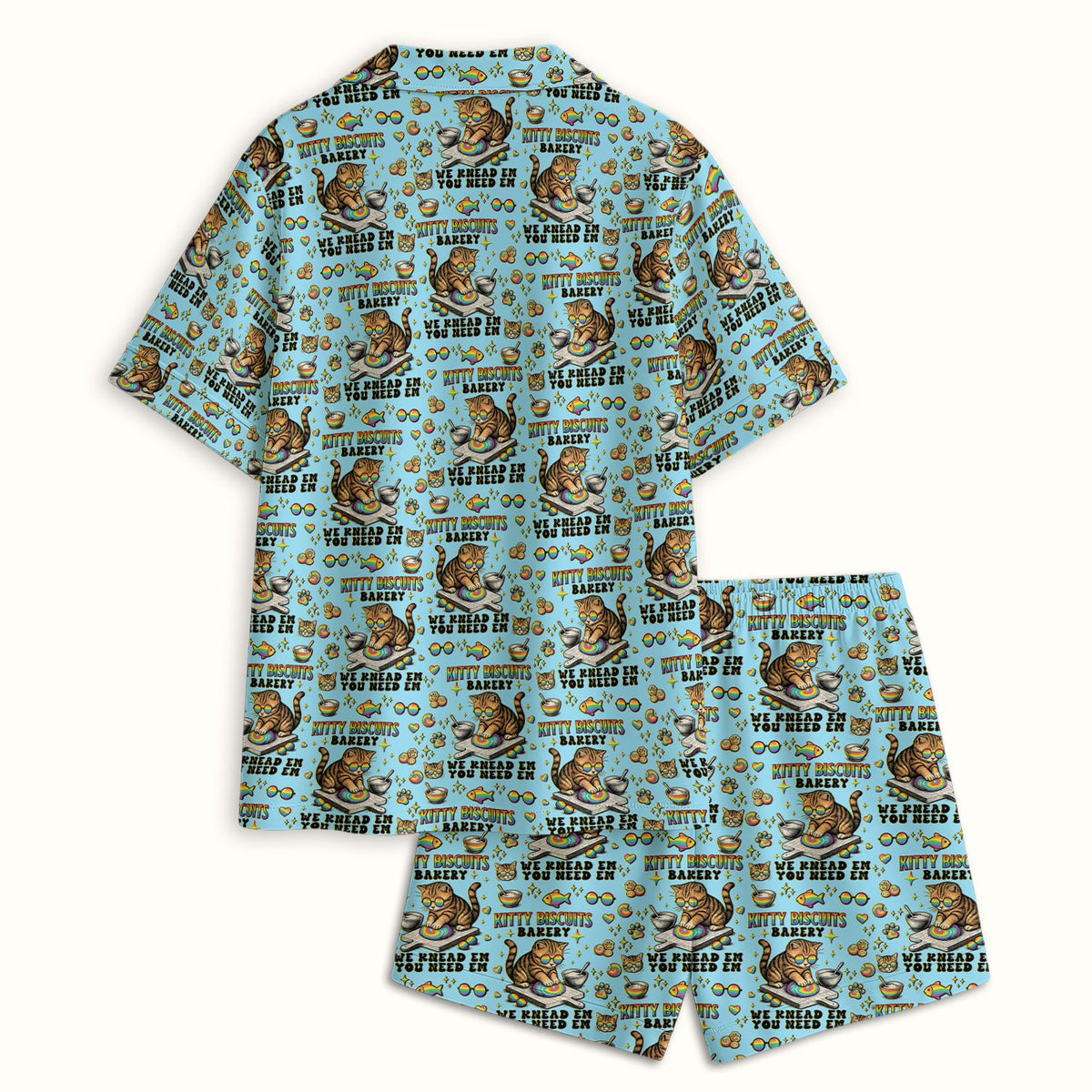 Pride Nurse Cat Baking Pajama Set