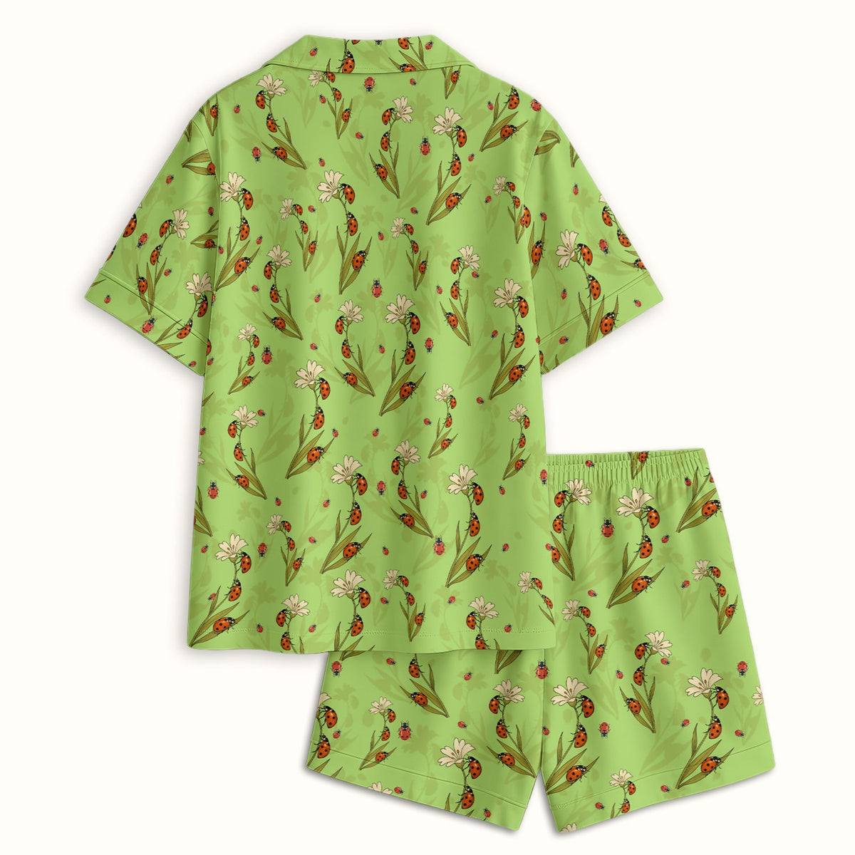 Fresh Daisy Ladybug Garden Pajama Set