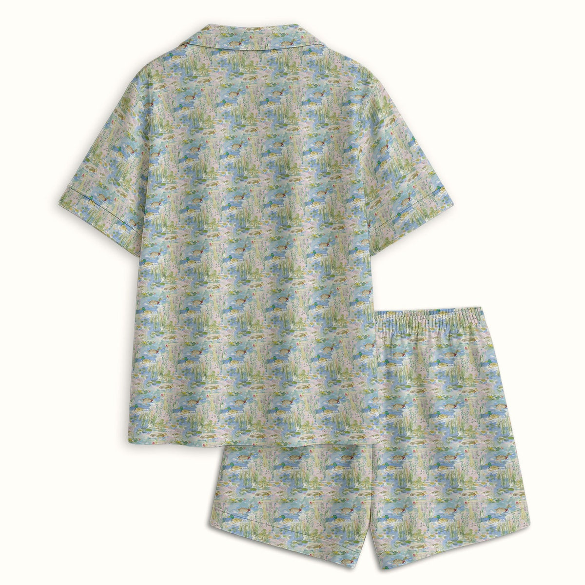 Ducks In Pond Pajama Set