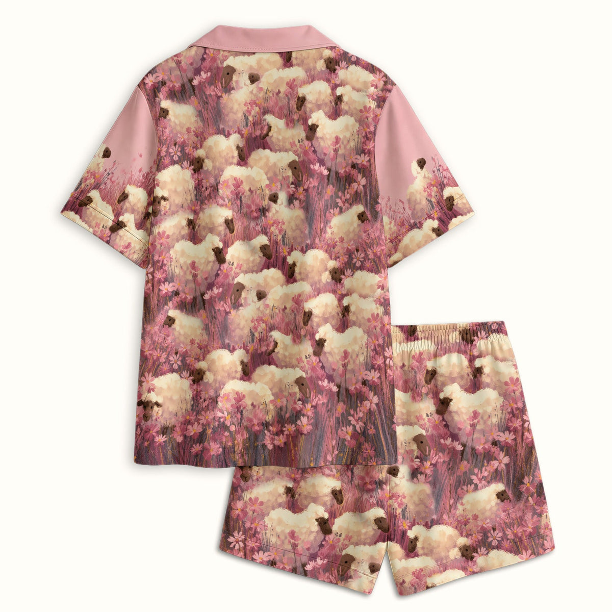 Christian Shepherd With Lambs Pajama Set