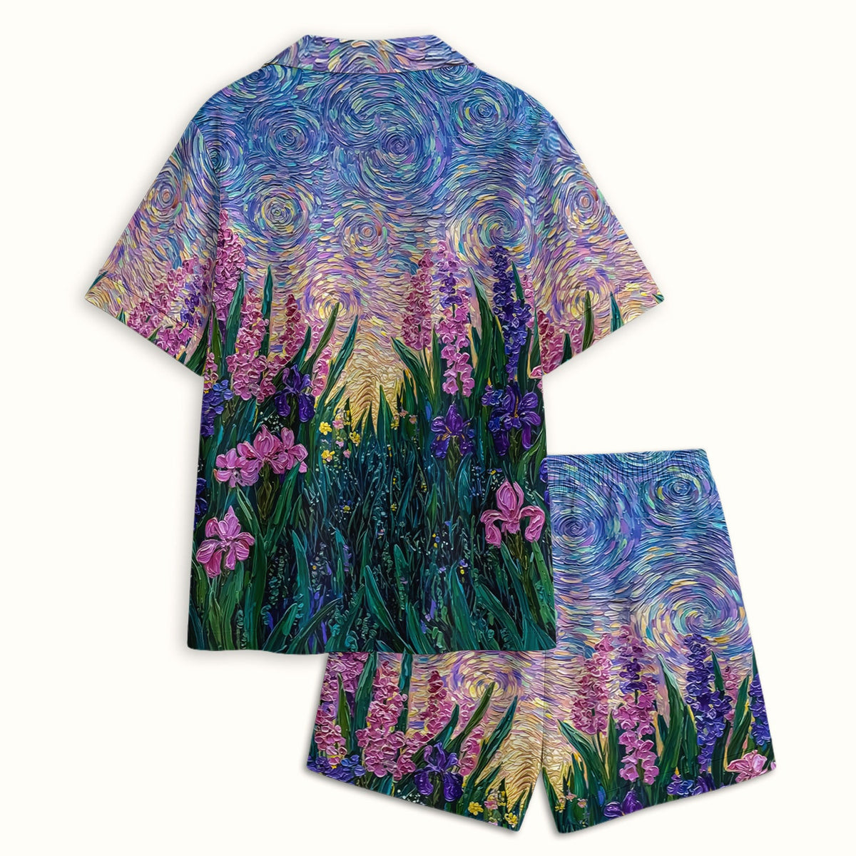 Cat Starry Sky Nurse Pajama Set