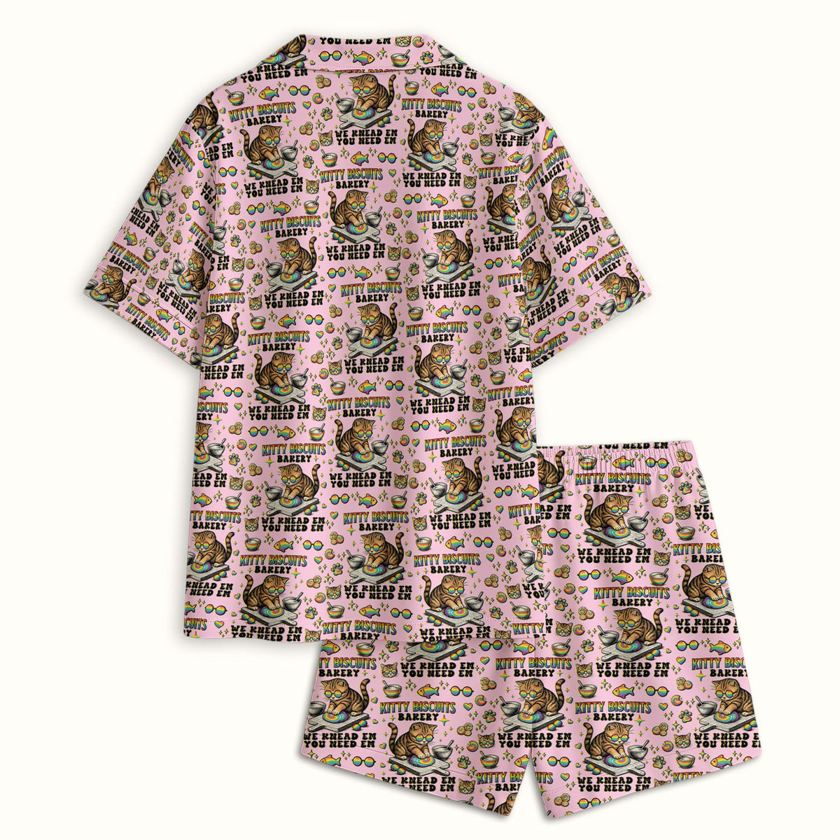 Pride Nurse Cat Baking Pajama Set