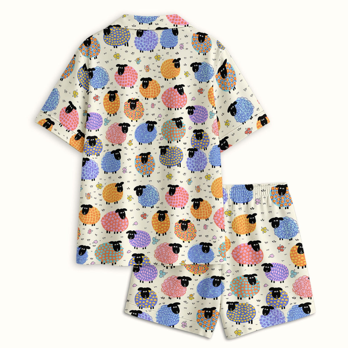 Colorful Sheep Pajama Set