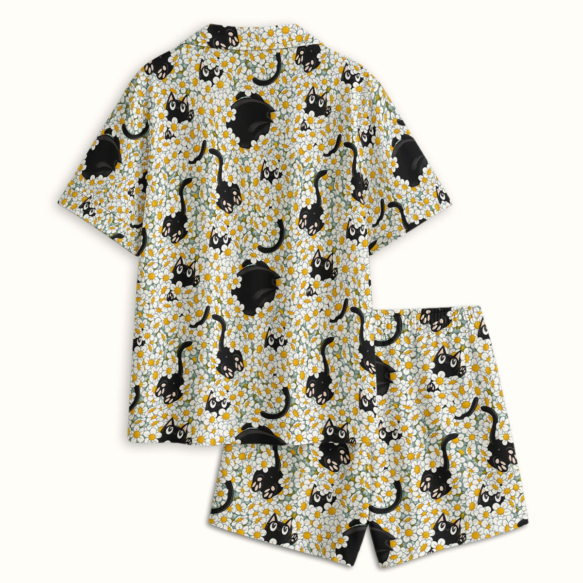 Daisy Black Cat Nurse Pajama Set