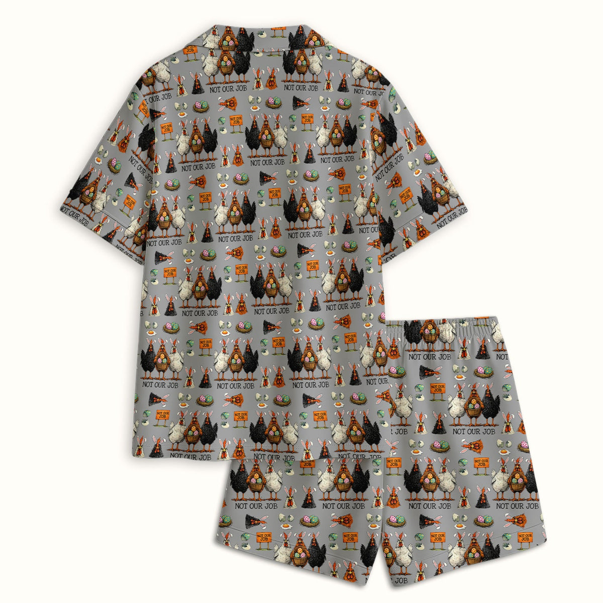 Chicken Humor Pajama Set - Easter Gift