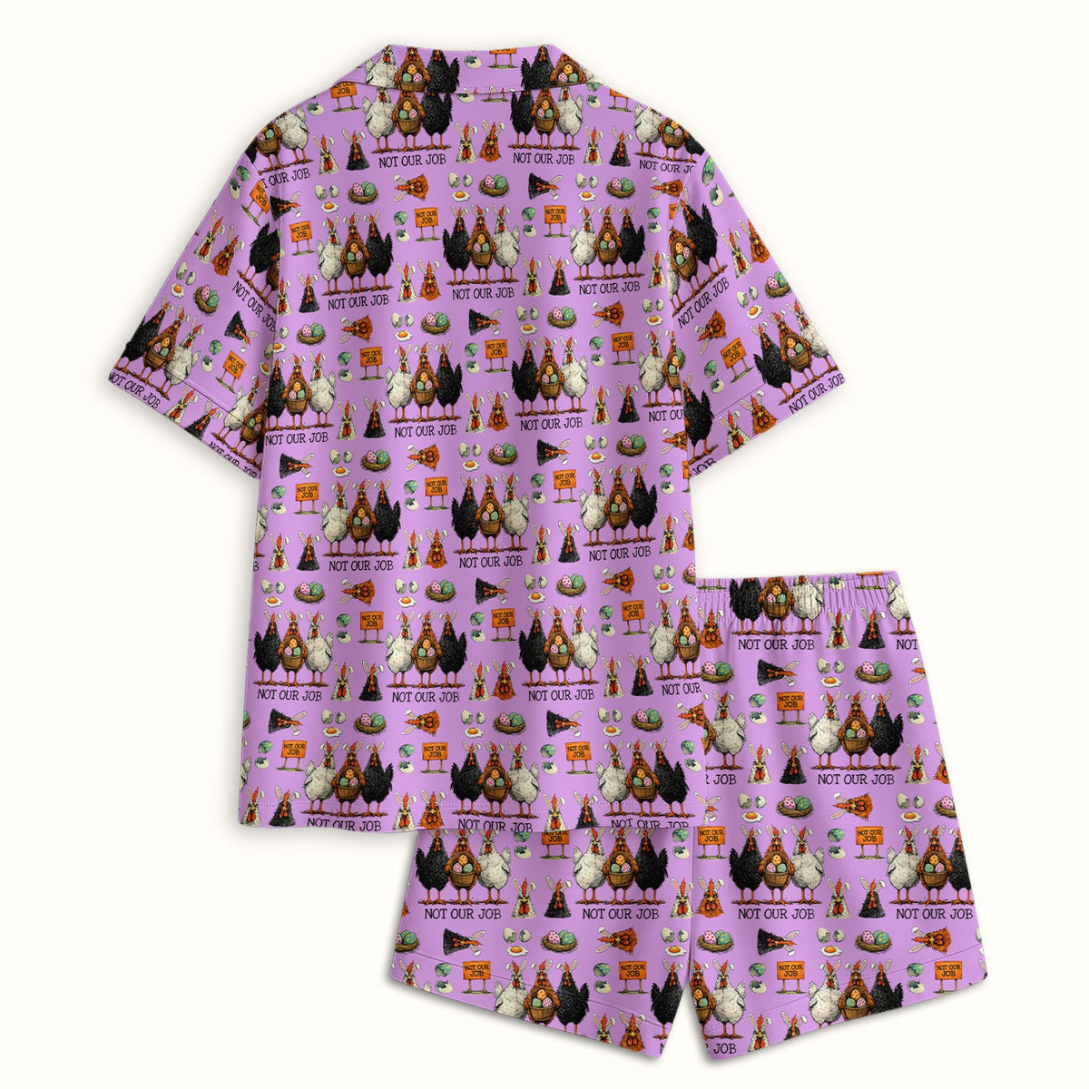 Chicken Humor Pajama Set - Easter Gift